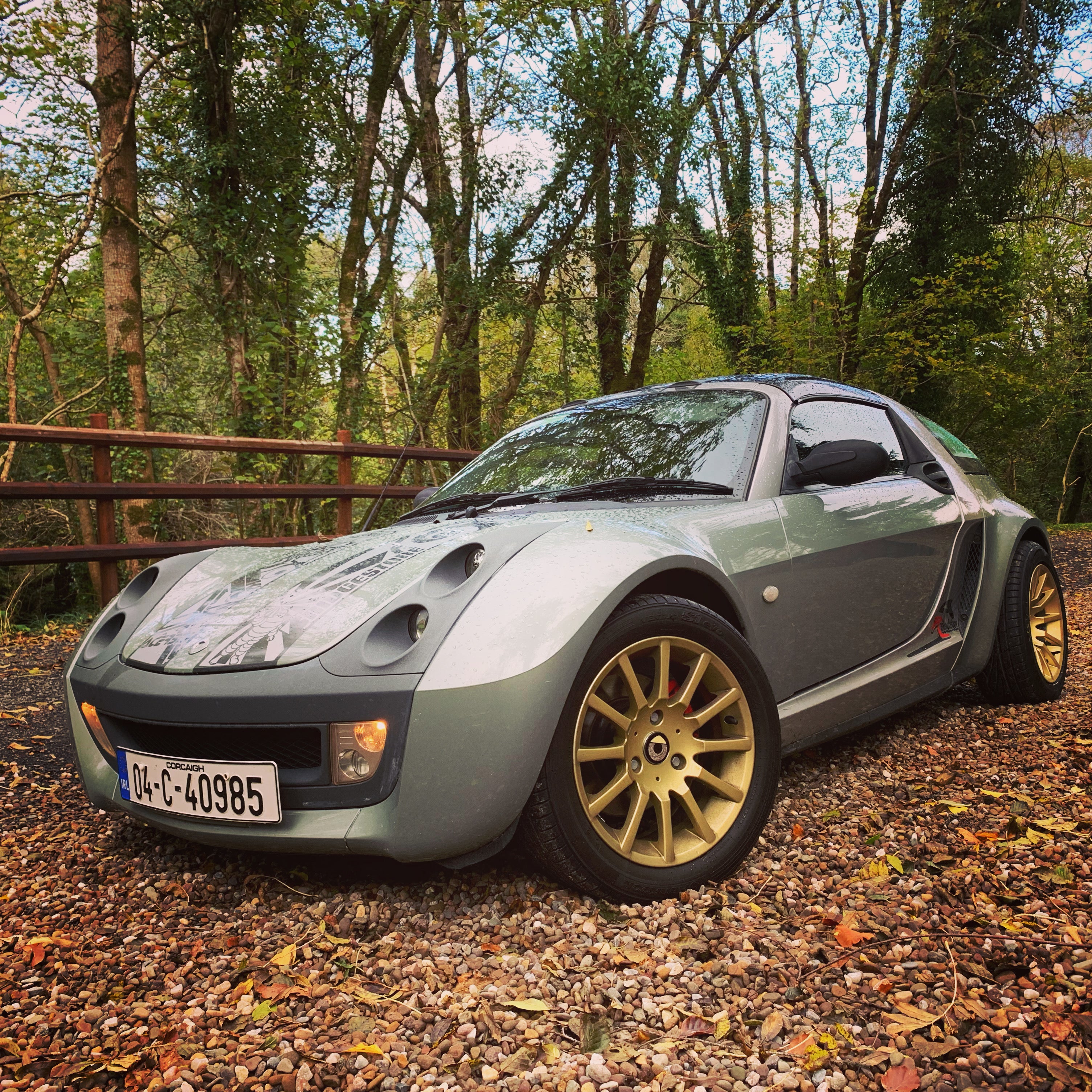 Smart Roadster DIY repaired and stored in BPM automotive Cork
